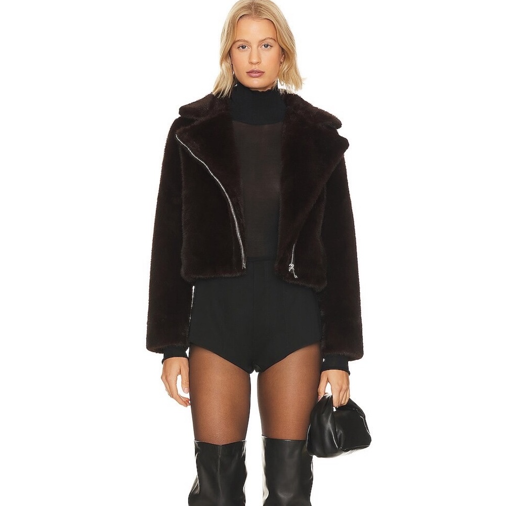 Faux Mink Jacket